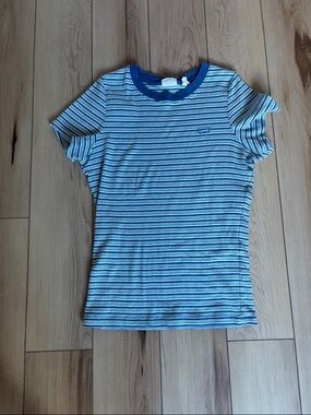 Levi's Women’s Blue Striped Short Sleeve Tee